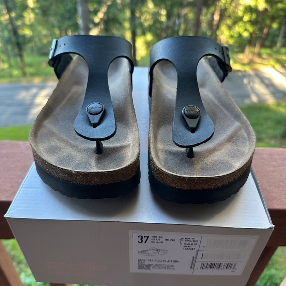 Birkenstock Gizeh Papillio Flex Platform Sandals Size 37 (U.S. W 6-6.5) - Vegan - Picture 5 of 11